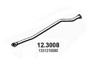 ASSO 12.3008 išleidimo kolektorius 
 Išmetimo sistema -> Išmetimo vamzdžiai
1331210080, 1705PY, 1331210080