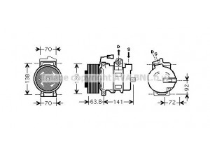 AVA QUALITY COOLING MEK239 kompresorius, oro kondicionierius 
 Oro kondicionavimas -> Kompresorius/dalys
5412300611, 5412301211