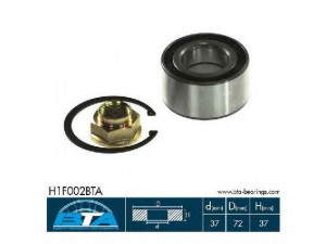 BTA H1F002BTA rato guolio komplektas 
 Ašies montavimas/vairavimo mechanizmas/ratai -> Rato stebulė/montavimas -> Rato guolis
60815880, 5890987, 71714460