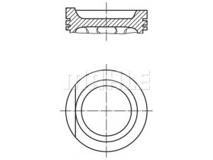 MAHLE ORIGINAL 029 90 00 stūmoklis 
 Variklis -> Cilindrai/stūmokliai
044 107 065 G, 044 107 065 H, 044 107 103 L