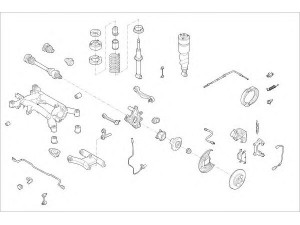 DELPHI BMW-05053-R rato pakaba 
 Ašies montavimas/vairavimo mechanizmas/ratai -> Prekių paieška pagal schemą