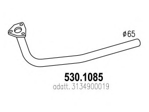 ASSO 530.1085 išleidimo kolektorius 
 Išmetimo sistema -> Išmetimo vamzdžiai
3134900019