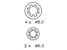 FERODO FSB337 stabdžių trinkelių komplektas 
 Techninės priežiūros dalys -> Papildomas remontas
95659470, 4241G3, 4241L4