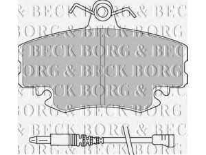 BORG & BECK BBP1397 stabdžių trinkelių rinkinys, diskinis stabdys 
 Techninės priežiūros dalys -> Papildomas remontas
425041, 425070, 425310, 6025071042