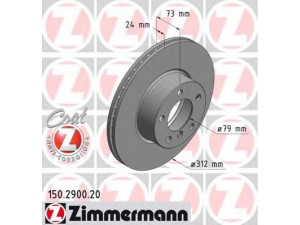 ZIMMERMANN 150.2900.20 stabdžių diskas 
 Dviratė transporto priemonės -> Stabdžių sistema -> Stabdžių diskai / priedai
3411 6 774 875, 3411 6 792 219