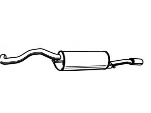 FONOS 616379 galinis duslintuvas 
 Išmetimo sistema -> Duslintuvas
8D0253609S