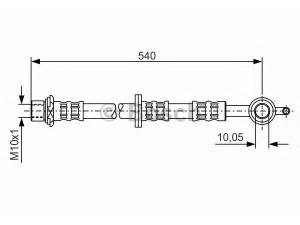 BOSCH 1 987 476 837 stabdžių žarnelė 
 Stabdžių sistema -> Stabdžių žarnelės
90947 02C31, 90947 02D76