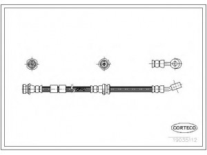 CORTECO 19035112 stabdžių žarnelė 
 Stabdžių sistema -> Stabdžių žarnelės
46210-60Y10
