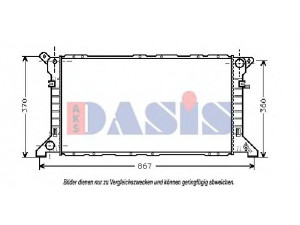 AKS DASIS 250240N radiatorius, variklio aušinimas
7045710, 94VB8005BB