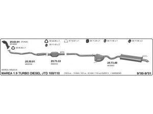 IMASAF 524000124 išmetimo sistema 
 Išmetimo sistema -> Išmetimo sistema, visa