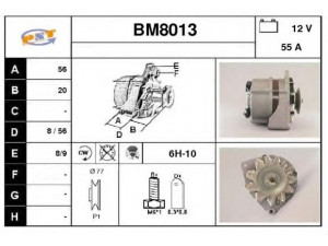 SNRA BM8013 kintamosios srovės generatorius
12311277230