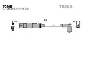 TESLA T059B uždegimo laido komplektas 
 Kibirkšties / kaitinamasis uždegimas -> Uždegimo laidai/jungtys
06A905409A, 06A905409E, 06A905409H