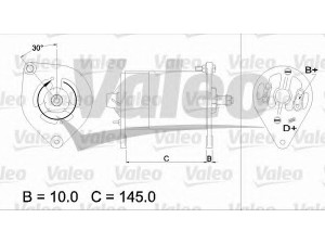 VALEO 437136 kintamosios srovės generatorius
AEJ12