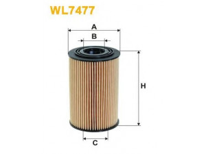 WIX FILTERS WL7477 alyvos filtras 
 Techninės priežiūros dalys -> Techninės priežiūros intervalai
26320-3F100, 263202A500, 263203-C300