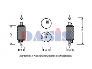 AKS DASIS 800387N džiovintuvas, oro kondicionierius 
 Oro kondicionavimas -> Džiovintuvas
6050695, 824750804