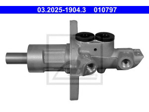 ATE 03.2025-1904.3 pagrindinis cilindras, stabdžiai 
 Stabdžių sistema -> Pagrindinis stabdžių cilindras
34 31 6 764 131, 34 33 6 779 720
