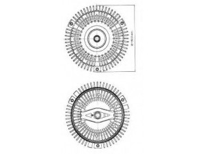 BUGIAD BFC029 sankaba, radiatoriaus ventiliatorius 
 Aušinimo sistema -> Radiatoriaus ventiliatorius
6062000122