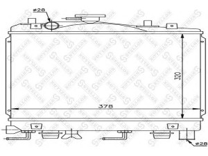 STELLOX 10-26465-SX radiatorius, variklio aušinimas 
 Aušinimo sistema -> Radiatorius/alyvos aušintuvas -> Radiatorius/dalys
B30215200, KK13715200, KK13715200A