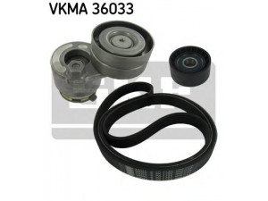 SKF VKMA 36033 V formos rumbuotas diržas, komplektas 
 Techninės priežiūros dalys -> Techninės priežiūros intervalai
M883834, MW30621284, MW30621318