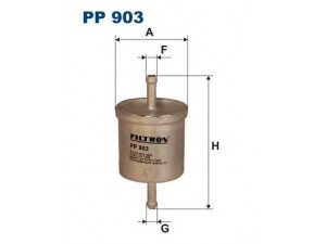 FILTRON PP903 kuro filtras 
 Degalų tiekimo sistema -> Kuro filtras/korpusas
D1050, 1112653, 1960297, YL4J9155AA