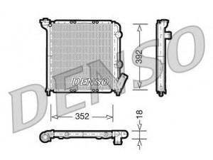 DENSO DRM23026 radiatorius, variklio aušinimas 
 Aušinimo sistema -> Radiatorius/alyvos aušintuvas -> Radiatorius/dalys
7700773968