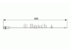 BOSCH 1 987 474 593 įspėjimo kontaktas, stabdžių trinkelių susidėvėjimas 
 Stabdžių sistema -> Susidėvėjimo indikatorius, stabdžių trinkelės
996 612 365 00