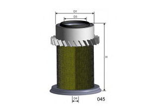 MISFAT R862 oro filtras
32/206002, 32206002