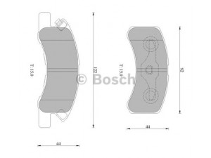 BOSCH 0 986 AB1 467 stabdžių trinkelių rinkinys, diskinis stabdys 
 Techninės priežiūros dalys -> Papildomas remontas
4605A272, MN113093, MR527128, 41060 6A00A