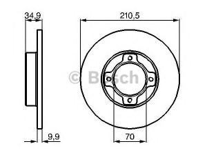 BOSCH 0 986 478 755 stabdžių diskas 
 Dviratė transporto priemonės -> Stabdžių sistema -> Stabdžių diskai / priedai
43512 87215, 43512 87215 000, 43512 87221