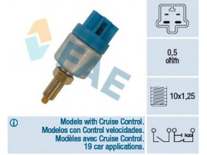 FAE 24690 stabdžių žibinto jungiklis 
 Stabdžių sistema -> Stabdžių žibinto jungiklis
84340-06010, 84340-32070, 84340-32110