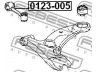 FEBEST 0123-005 šarnyro stabilizatorius 
 Ašies montavimas/vairavimo mechanizmas/ratai -> Stabilizatorius/fiksatoriai -> Savaime išsilyginanti atrama
48650-20021