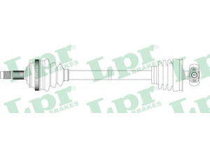 LPR DS20051 kardaninis velenas 
 Ratų pavara -> Kardaninis velenas