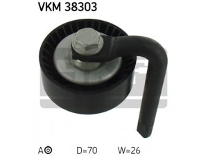 SKF VKM 38303 įtempiklio skriemulys, V formos rumbuotas diržas 
 Diržinė pavara -> V formos rumbuotas diržas/komplektas -> Įtempiklio skriemulys
64 55 7 786 545