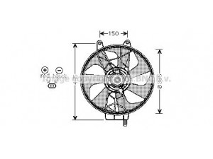 AVA QUALITY COOLING CR7506 ventiliatorius, radiatoriaus 
 Aušinimo sistema -> Oro aušinimas
4401894, 4682349, 5252801