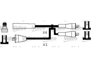 VALEO 346503 uždegimo laido komplektas 
 Kibirkšties / kaitinamasis uždegimas -> Uždegimo laidai/jungtys
7552294, 7604907