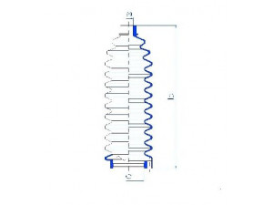 SPIDAN 84166 gofruotoji membrana, vairavimas 
 Vairavimas -> Gofruotoji membrana/sandarinimai
89 62 516, 89 62 524