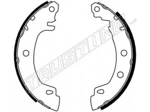 TRUSTING 7149 stabdžių trinkelių komplektas 
 Techninės priežiūros dalys -> Papildomas remontas