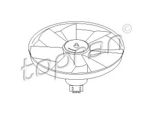 TOPRAN 103 135 ventiliatorius, radiatoriaus 
 Aušinimo sistema -> Oro aušinimas
1H0 959 455, 3A0 959 455H