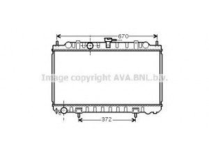 AVA QUALITY COOLING DN2245 radiatorius, variklio aušinimas 
 Aušinimo sistema -> Radiatorius/alyvos aušintuvas -> Radiatorius/dalys
214104M403, 214104M700, 214104M703