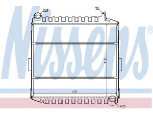 NISSENS 61451 radiatorius, variklio aušinimas