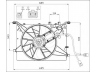 NRF 47460 ventiliatorius, radiatoriaus 
 Aušinimo sistema -> Oro aušinimas
30636445, 30647253, 30680547, 3524348