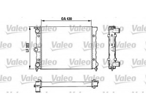 VALEO 883819 radiatorius, variklio aušinimas 
 Aušinimo sistema -> Radiatorius/alyvos aušintuvas -> Radiatorius/dalys
171121253CJ, W0171123CJ