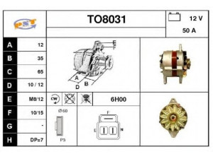 SNRA TO8031 kintamosios srovės generatorius
2702015120