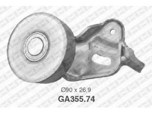 SNR GA355.74 įtempiklio skriemulys, V formos rumbuotas diržas 
 Diržinė pavara -> V formos rumbuotas diržas/komplektas -> Įtempiklio skriemulys
7700859117