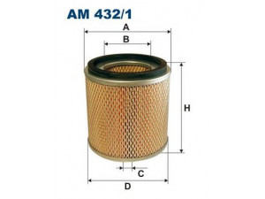 FILTRON AM432/1 oro filtras 
 Techninės priežiūros dalys -> Techninės priežiūros intervalai
1780187601, D101012