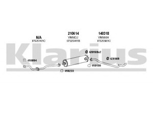 KLARIUS 930749E išmetimo sistema 
 Išmetimo sistema -> Išmetimo sistema, visa