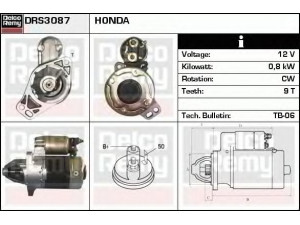 DELCO REMY DRS3087 starteris 
 Elektros įranga -> Starterio sistema -> Starteris
31200-PA0-004, 31200-PA5-004, 31200-PA5-911