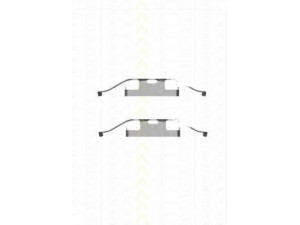 TRISCAN 8105 291609 priedų komplektas, diskinių stabdžių trinkelės 
 Stabdžių sistema -> Diskinis stabdys -> Stabdžių dalys/priedai