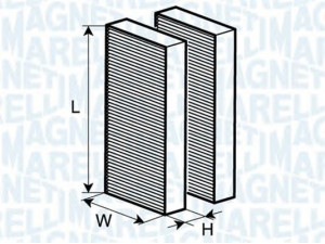 MAGNETI MARELLI 350203062590 filtras, salono oras 
 Techninės priežiūros dalys -> Techninės priežiūros intervalai
MR227823, MR460201, MZ311917, XZ311917