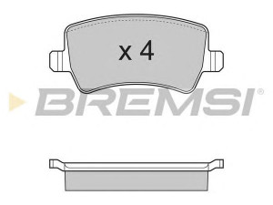 BREMSI BP3298 stabdžių trinkelių rinkinys, diskinis stabdys 
 Techninės priežiūros dalys -> Papildomas remontas
1426143, 1426144, 1439866, 1459450